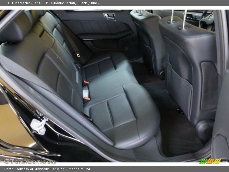 Black / Black 2011 Mercedes-Benz E 350 4Matic Sedan