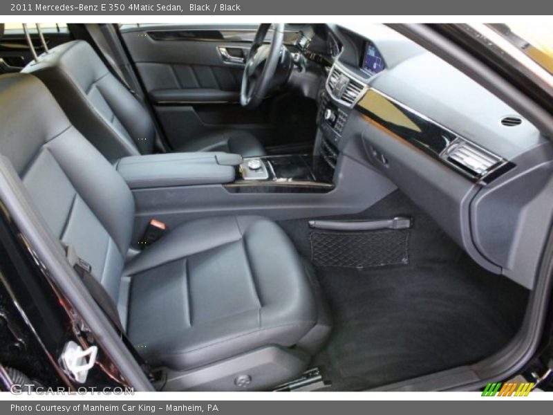 Black / Black 2011 Mercedes-Benz E 350 4Matic Sedan