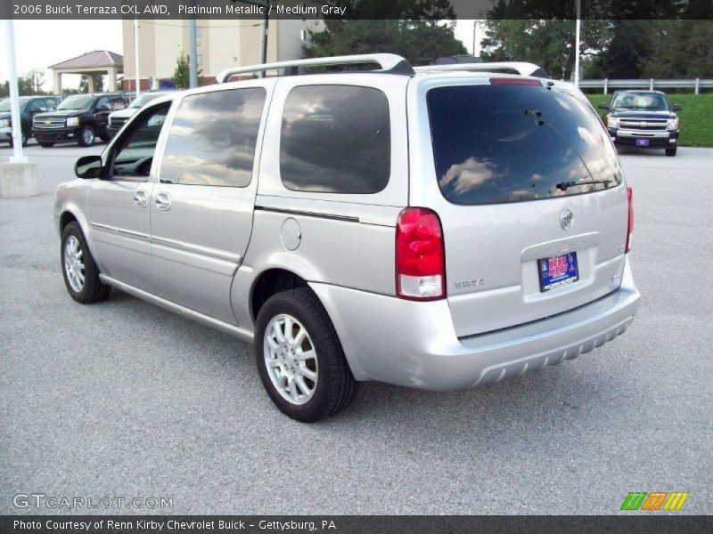 Platinum Metallic / Medium Gray 2006 Buick Terraza CXL AWD