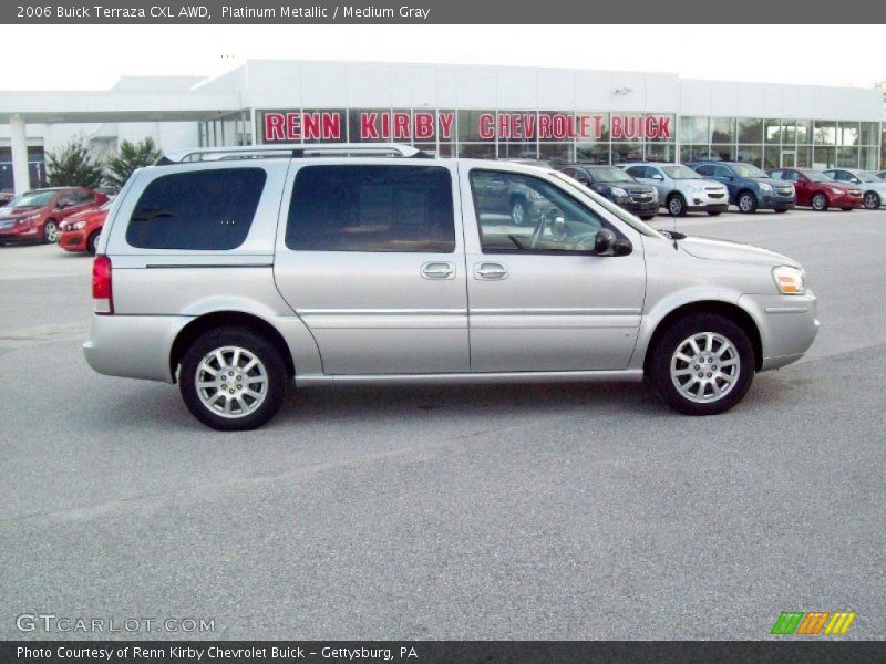 Platinum Metallic / Medium Gray 2006 Buick Terraza CXL AWD