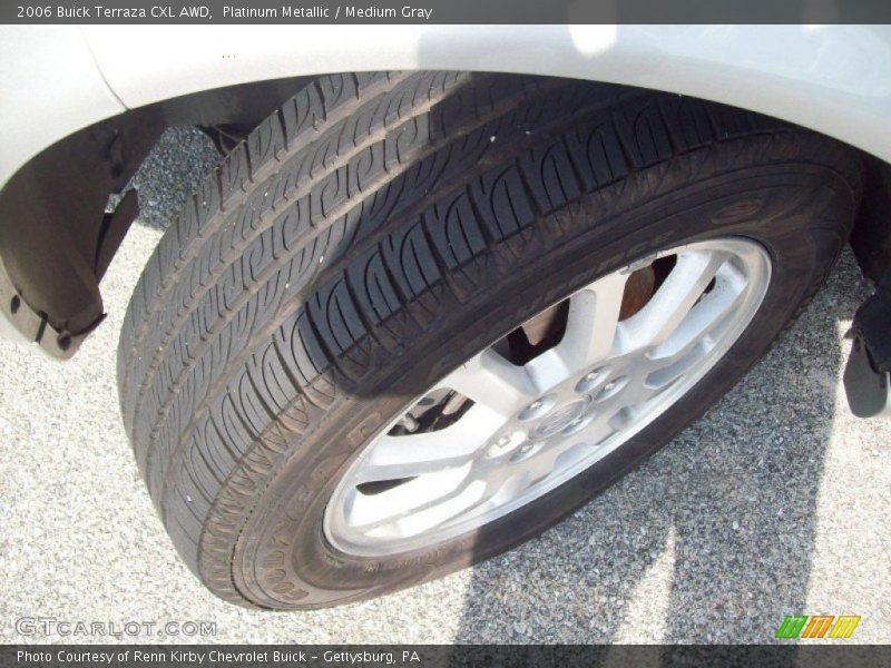 Platinum Metallic / Medium Gray 2006 Buick Terraza CXL AWD