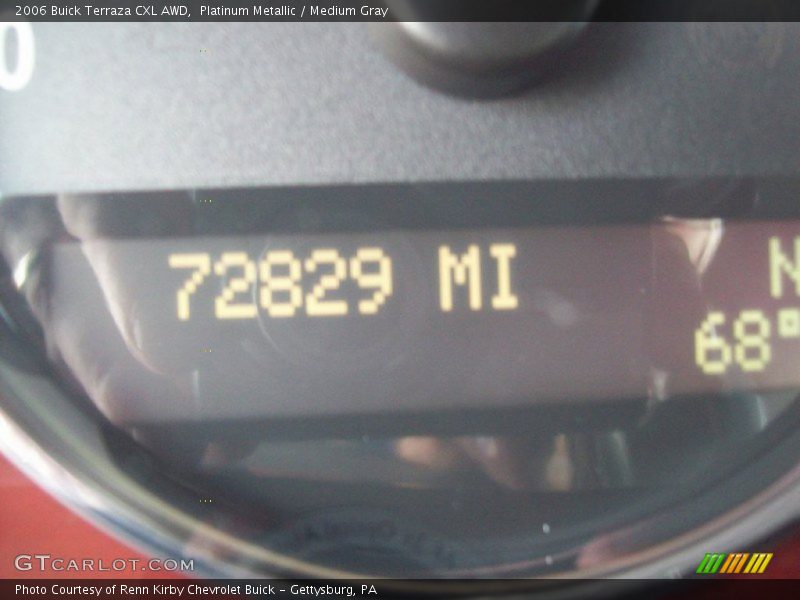 Platinum Metallic / Medium Gray 2006 Buick Terraza CXL AWD