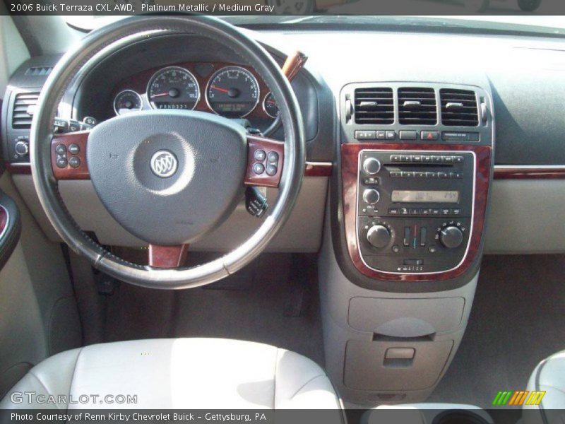 Platinum Metallic / Medium Gray 2006 Buick Terraza CXL AWD