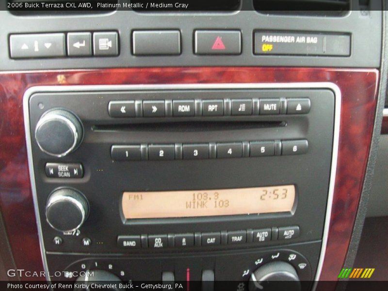 Platinum Metallic / Medium Gray 2006 Buick Terraza CXL AWD