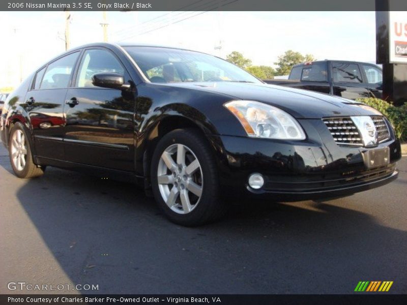 Onyx Black / Black 2006 Nissan Maxima 3.5 SE
