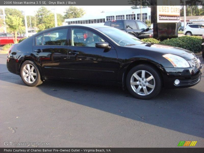 Onyx Black / Black 2006 Nissan Maxima 3.5 SE