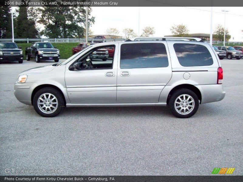 Platinum Metallic / Medium Gray 2006 Buick Terraza CXL AWD