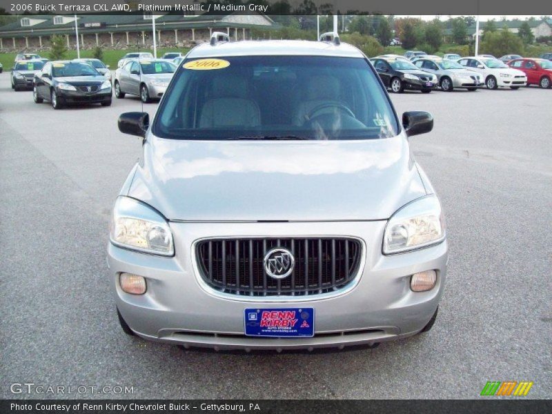 Platinum Metallic / Medium Gray 2006 Buick Terraza CXL AWD