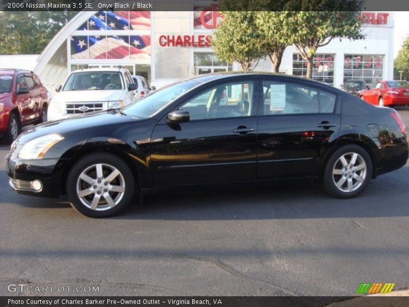 Onyx Black / Black 2006 Nissan Maxima 3.5 SE
