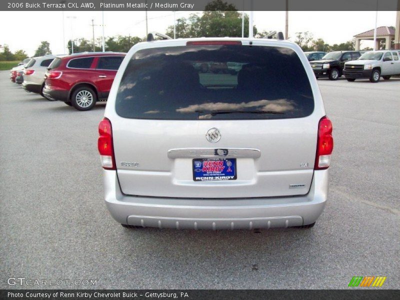 Platinum Metallic / Medium Gray 2006 Buick Terraza CXL AWD