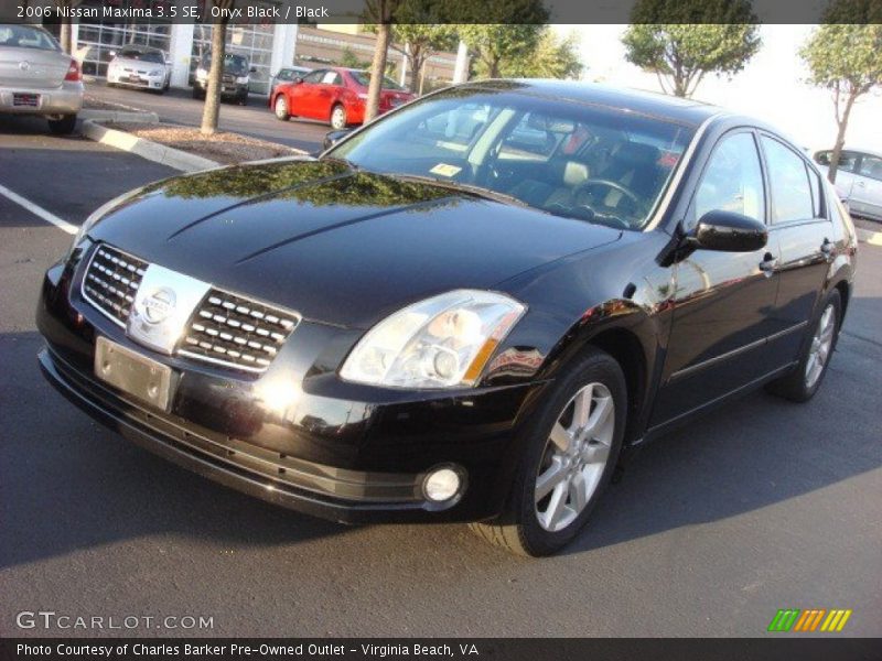 Onyx Black / Black 2006 Nissan Maxima 3.5 SE