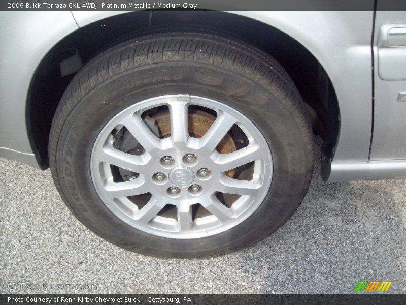 Platinum Metallic / Medium Gray 2006 Buick Terraza CXL AWD