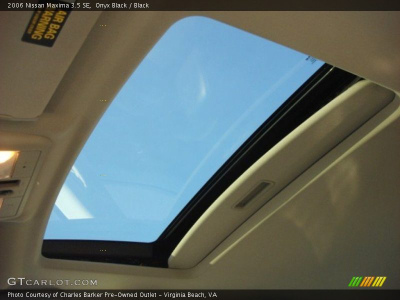 Onyx Black / Black 2006 Nissan Maxima 3.5 SE