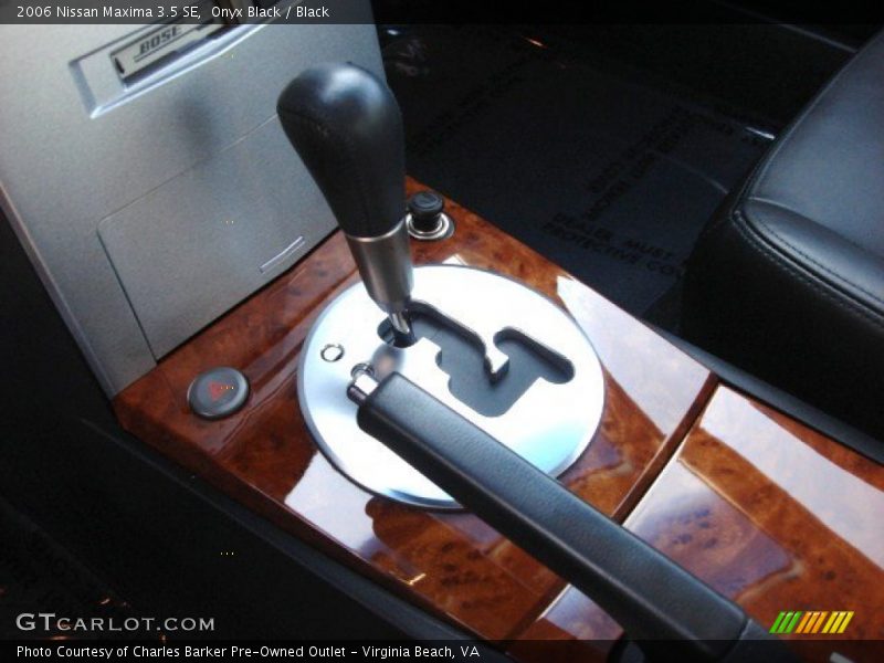 Onyx Black / Black 2006 Nissan Maxima 3.5 SE