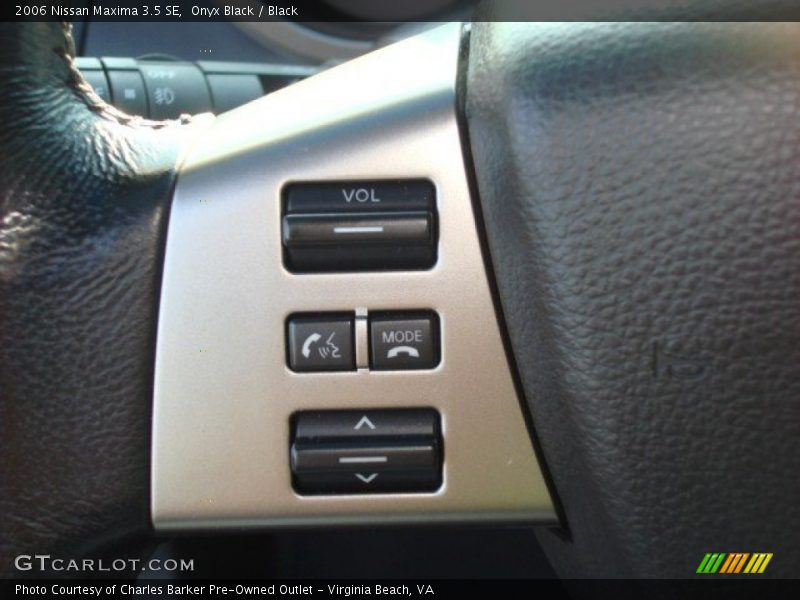 Onyx Black / Black 2006 Nissan Maxima 3.5 SE