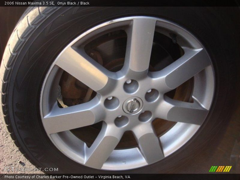 Onyx Black / Black 2006 Nissan Maxima 3.5 SE