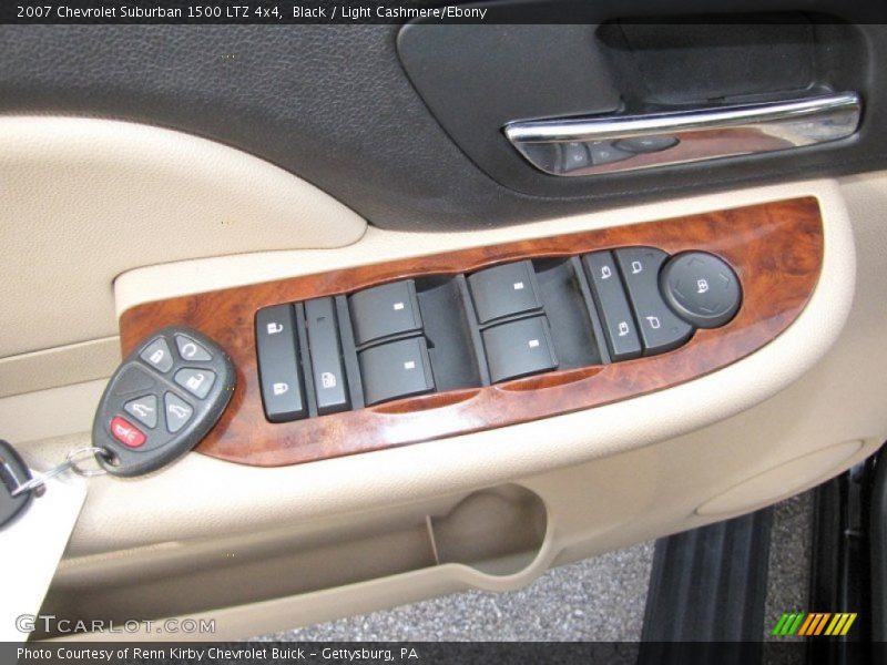 Black / Light Cashmere/Ebony 2007 Chevrolet Suburban 1500 LTZ 4x4
