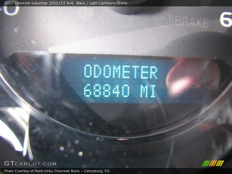 Black / Light Cashmere/Ebony 2007 Chevrolet Suburban 1500 LTZ 4x4