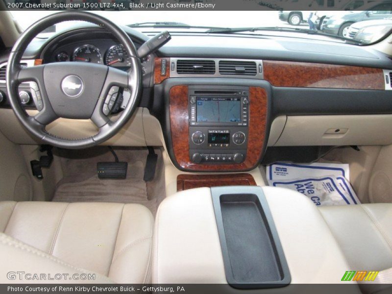Black / Light Cashmere/Ebony 2007 Chevrolet Suburban 1500 LTZ 4x4