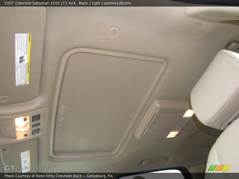 Black / Light Cashmere/Ebony 2007 Chevrolet Suburban 1500 LTZ 4x4