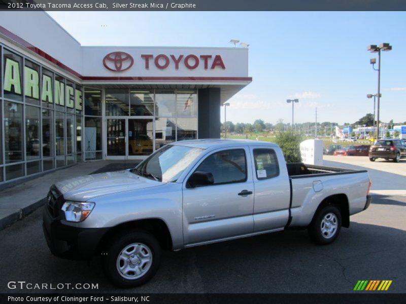 Silver Streak Mica / Graphite 2012 Toyota Tacoma Access Cab