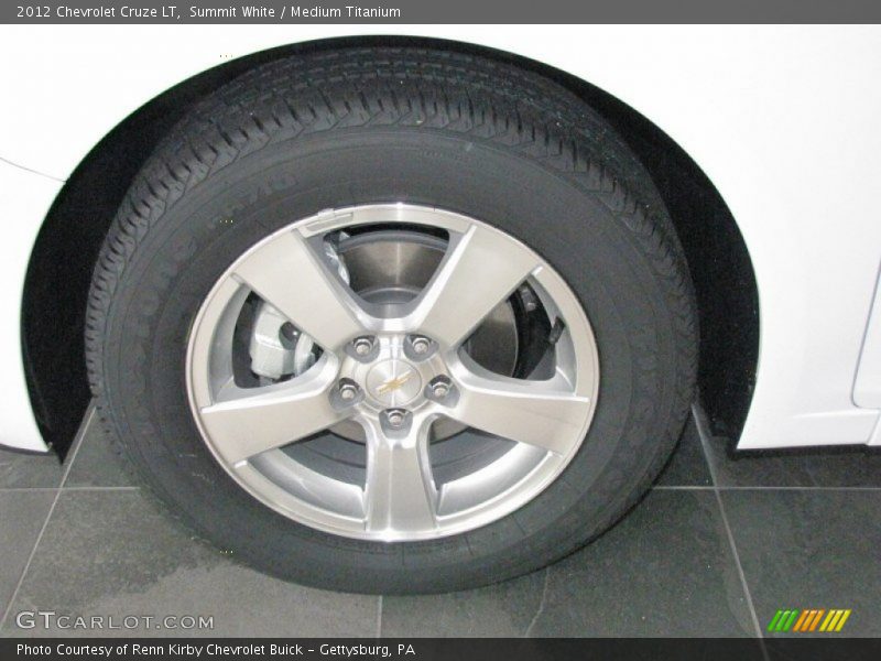 Summit White / Medium Titanium 2012 Chevrolet Cruze LT