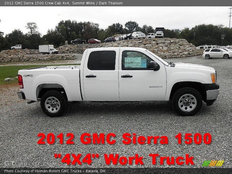 Summit White / Dark Titanium 2012 GMC Sierra 1500 Crew Cab 4x4