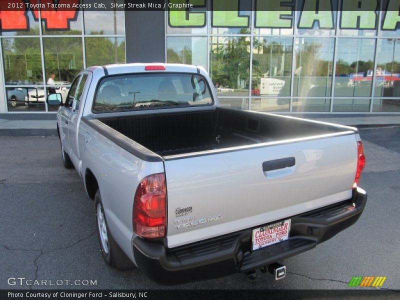 Silver Streak Mica / Graphite 2012 Toyota Tacoma Access Cab