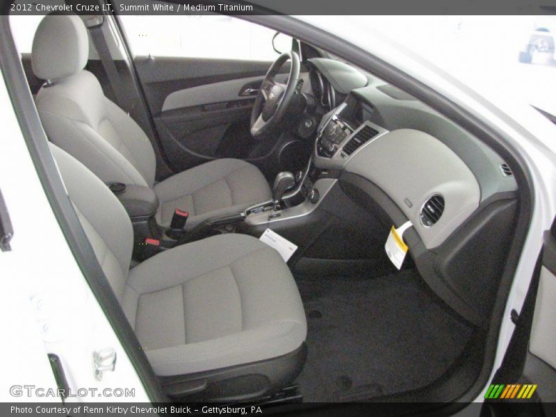 Summit White / Medium Titanium 2012 Chevrolet Cruze LT