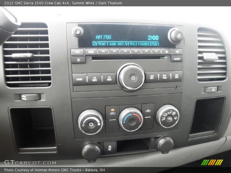 Controls of 2012 Sierra 1500 Crew Cab 4x4