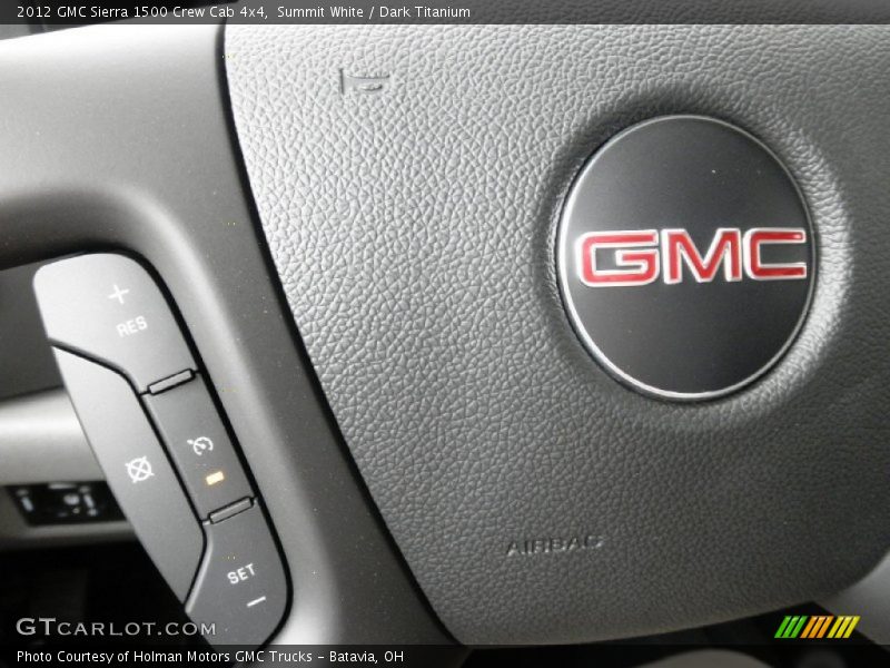 Summit White / Dark Titanium 2012 GMC Sierra 1500 Crew Cab 4x4