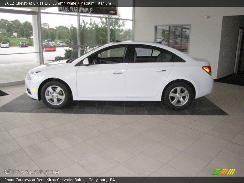 Summit White / Medium Titanium 2012 Chevrolet Cruze LT