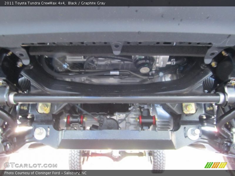 Undercarriage of 2011 Tundra CrewMax 4x4