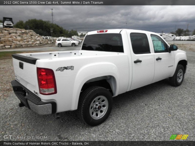 Summit White / Dark Titanium 2012 GMC Sierra 1500 Crew Cab 4x4