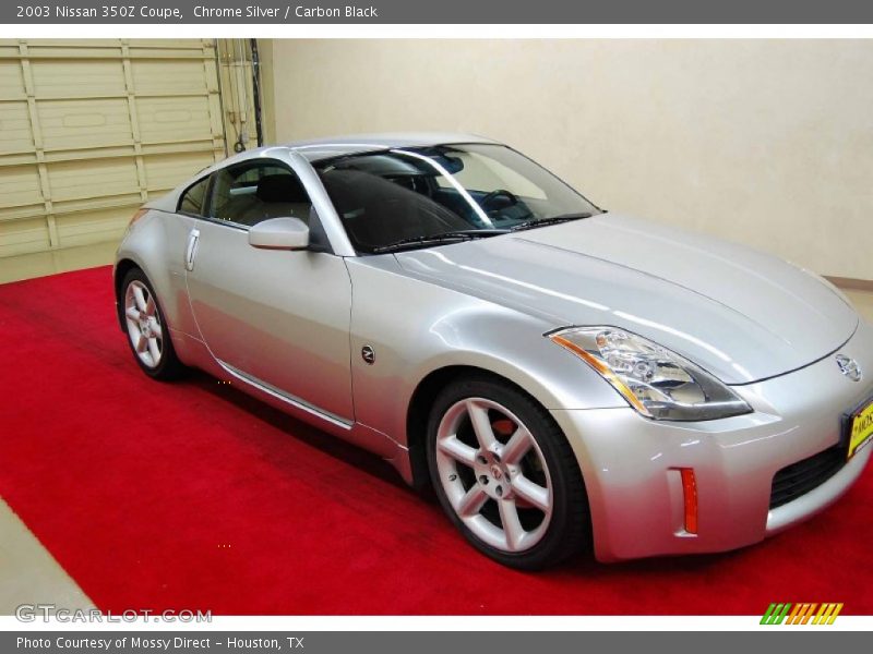 Chrome Silver / Carbon Black 2003 Nissan 350Z Coupe