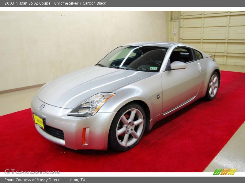 Chrome Silver / Carbon Black 2003 Nissan 350Z Coupe