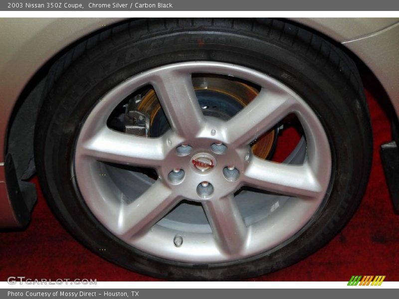 Chrome Silver / Carbon Black 2003 Nissan 350Z Coupe