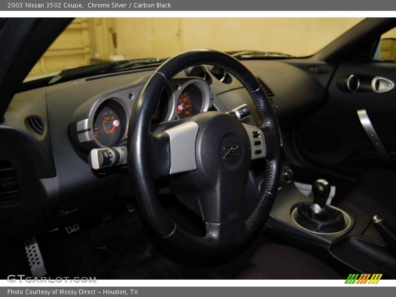 Chrome Silver / Carbon Black 2003 Nissan 350Z Coupe