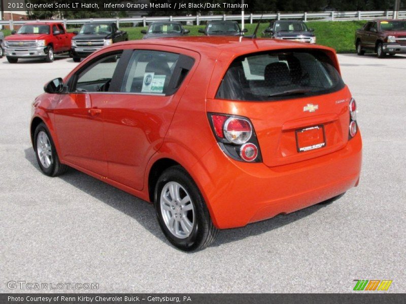  2012 Sonic LT Hatch Inferno Orange Metallic