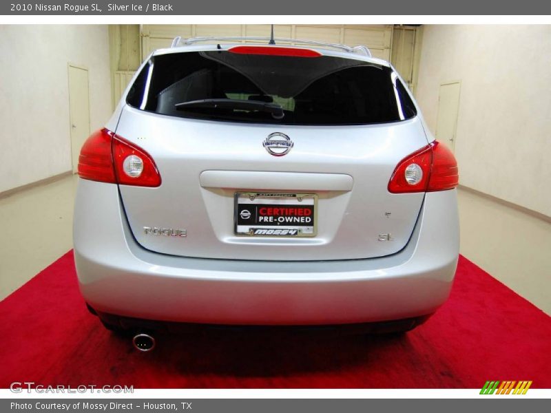 Silver Ice / Black 2010 Nissan Rogue SL