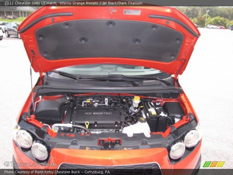  2012 Sonic LT Hatch Engine - 1.8 Liter DOHC 16-Valve VVT 4 Cylinder