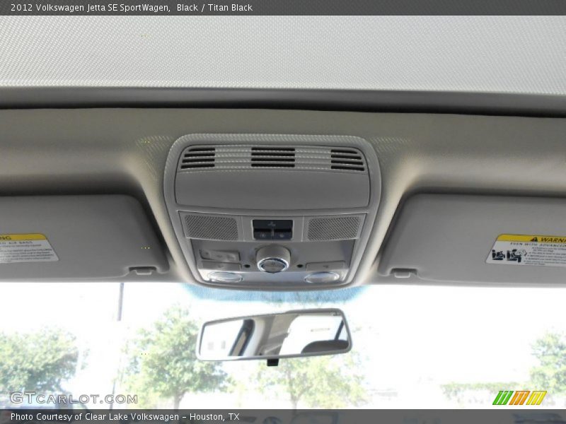 Black / Titan Black 2012 Volkswagen Jetta SE SportWagen