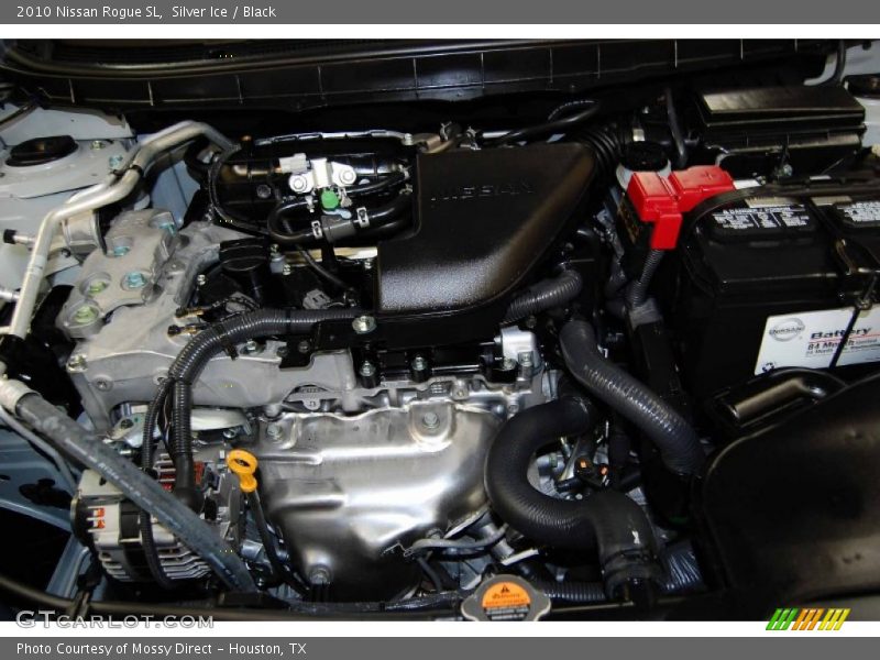 Silver Ice / Black 2010 Nissan Rogue SL