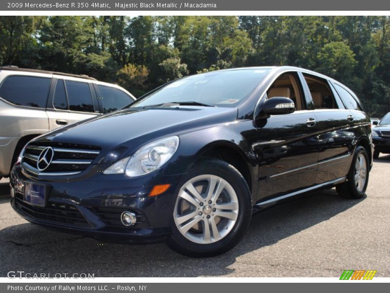 Majestic Black Metallic / Macadamia 2009 Mercedes-Benz R 350 4Matic