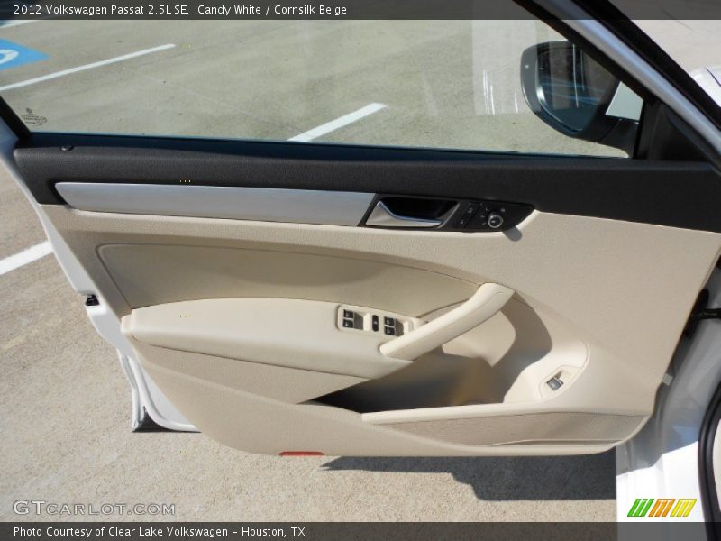 Candy White / Cornsilk Beige 2012 Volkswagen Passat 2.5L SE