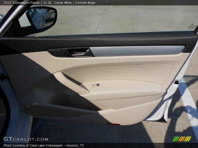 Candy White / Cornsilk Beige 2012 Volkswagen Passat 2.5L SE