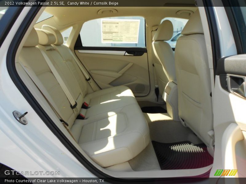 Candy White / Cornsilk Beige 2012 Volkswagen Passat 2.5L SE