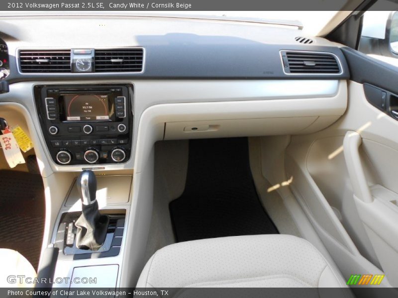Candy White / Cornsilk Beige 2012 Volkswagen Passat 2.5L SE