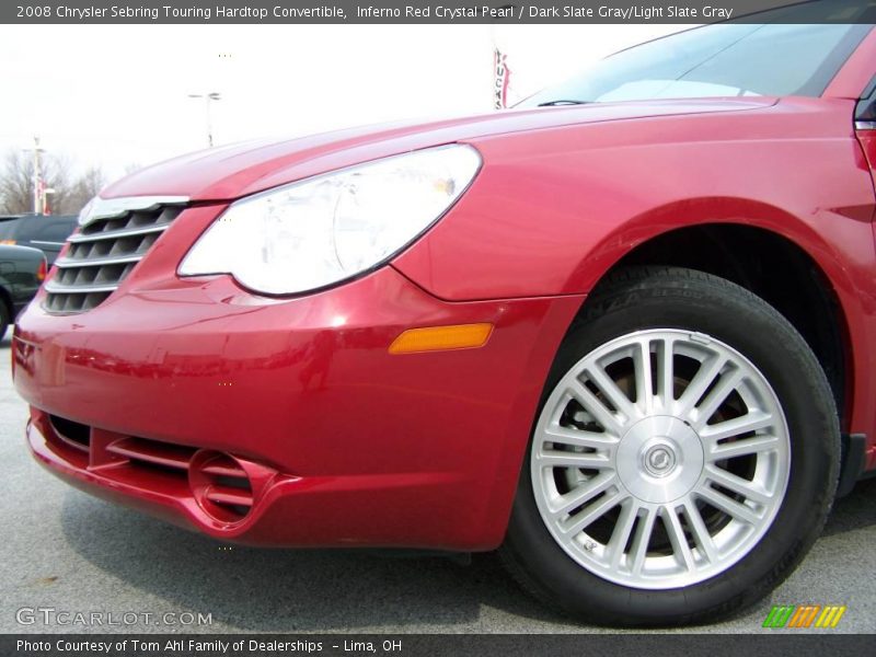 Inferno Red Crystal Pearl / Dark Slate Gray/Light Slate Gray 2008 Chrysler Sebring Touring Hardtop Convertible