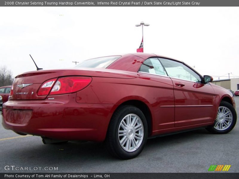 Inferno Red Crystal Pearl / Dark Slate Gray/Light Slate Gray 2008 Chrysler Sebring Touring Hardtop Convertible